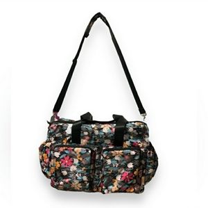TREND LAB Floral Print Diaper Duffle Bag